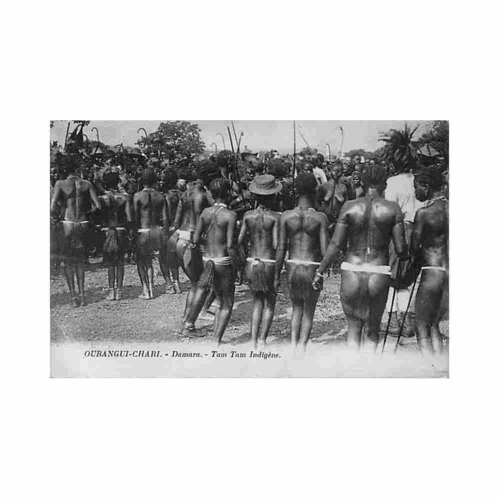 damara indigenous drum levy neurdein centrafrique damara tam tam indigene ed Vintage A4 Photo Print