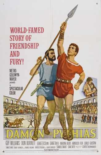 damon and pythias  01 film star poster A4 Photo Print