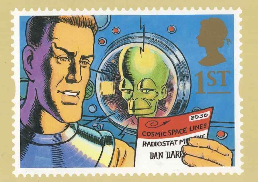dan dare the mekons eagle comic book 161378 A4 Photo Print