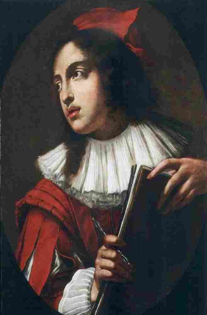 dandini cesare self portrait Art A4 Photo Print