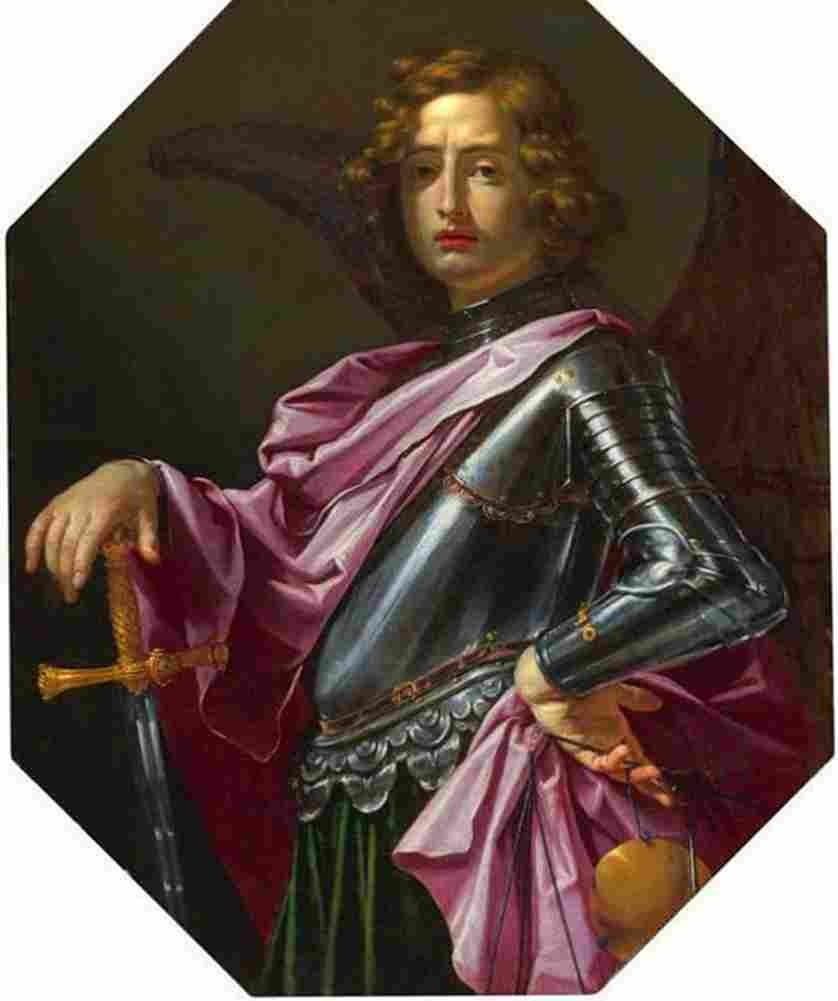 dandini cesare the archangel saint michel Art A4 Photo Print
