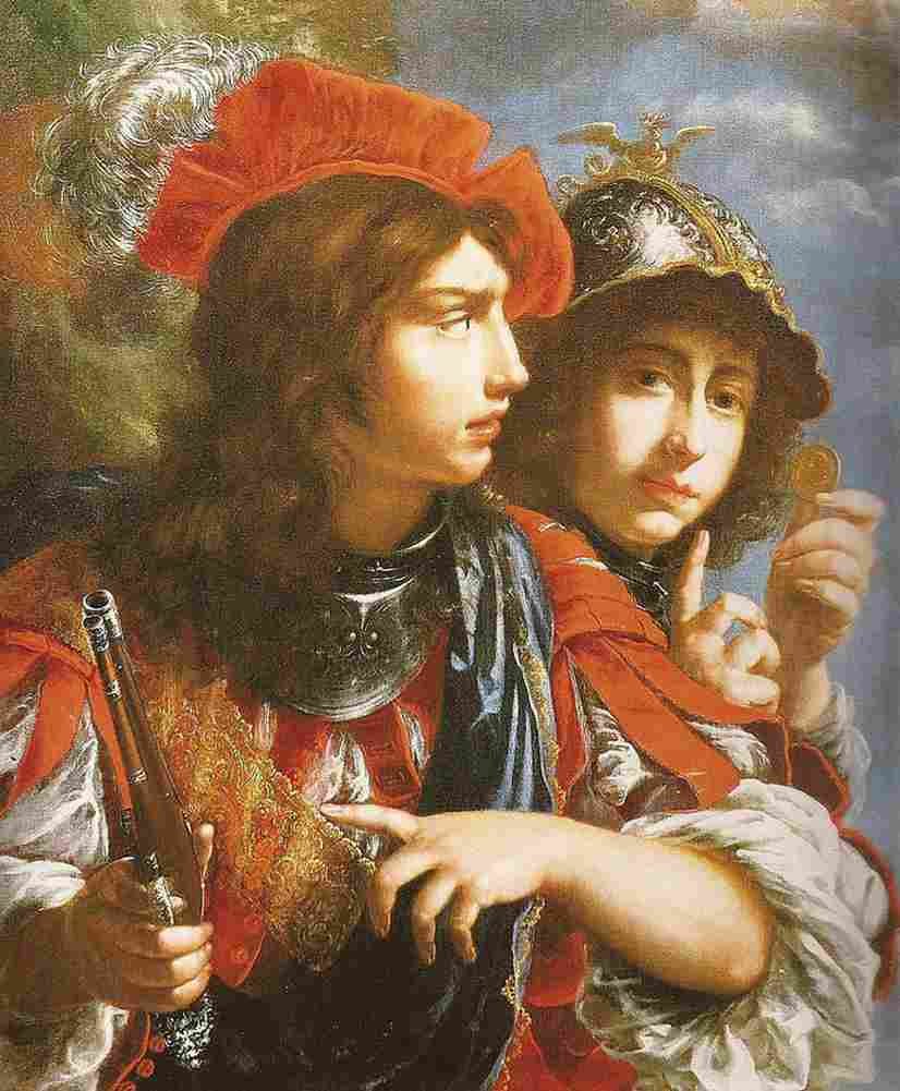 dandini cesare two braves Art A4 Photo Print