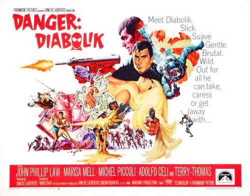 danger diabolik  02 film star poster A4 Photo Print