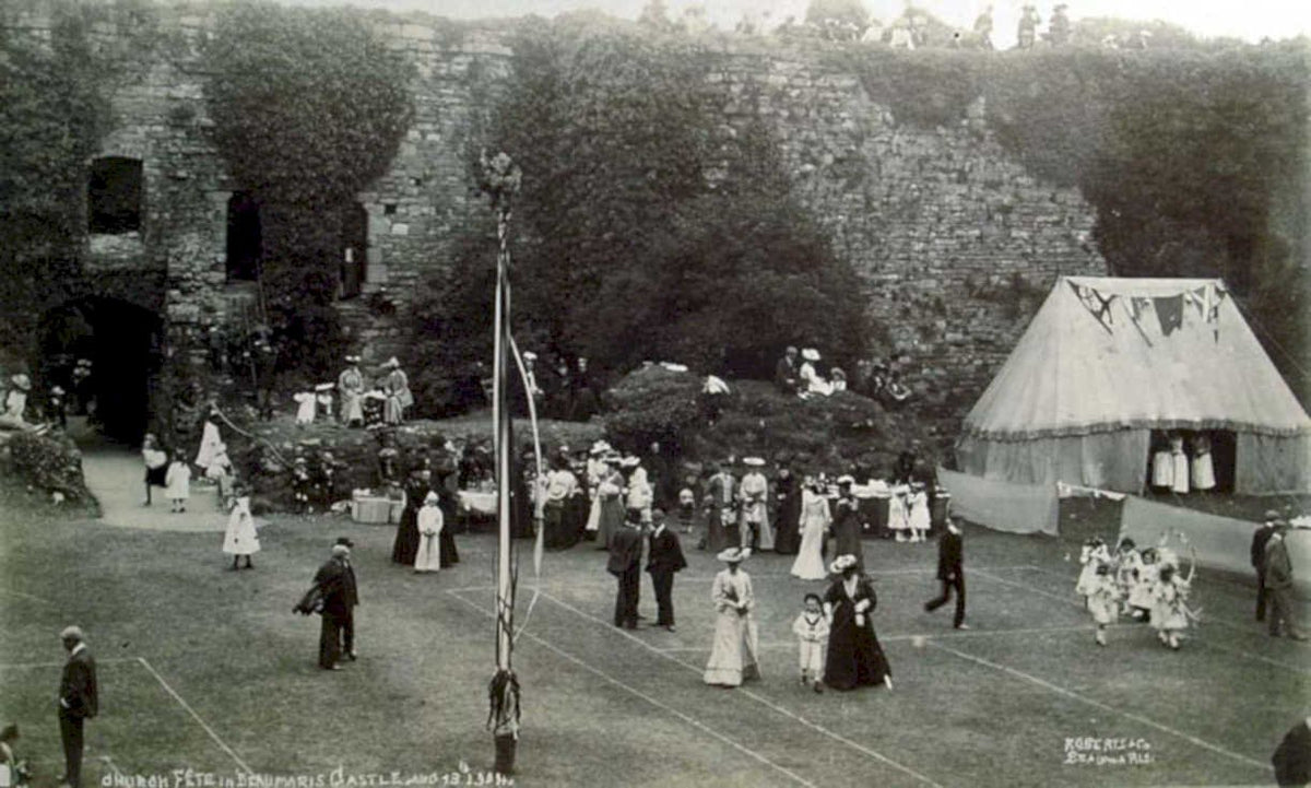 danish fete castleVintage 1880s 1900s A4 Photo Print