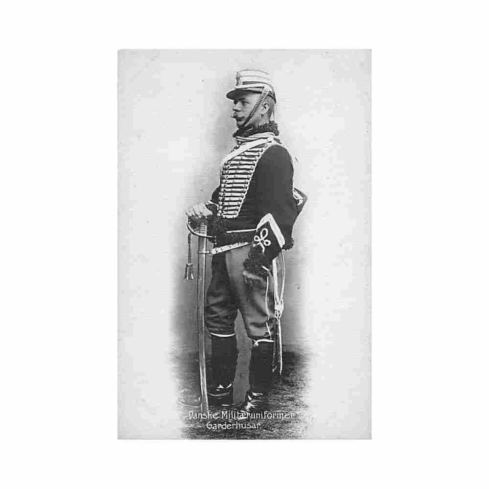 danmark danske militaeruniformer garderhusar stenders forlag 5833 Vintage A4 Photo Print