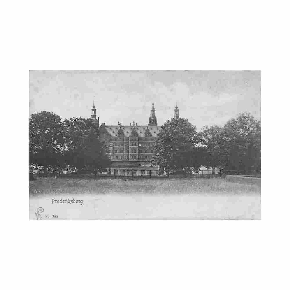 danmark frederiksborg pa 255 Vintage A4 Photo Print