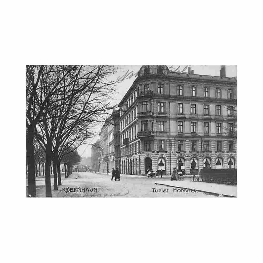 danmark kobenhavn turist hotellet stenders forlag 8577 Vintage A4 Photo Print