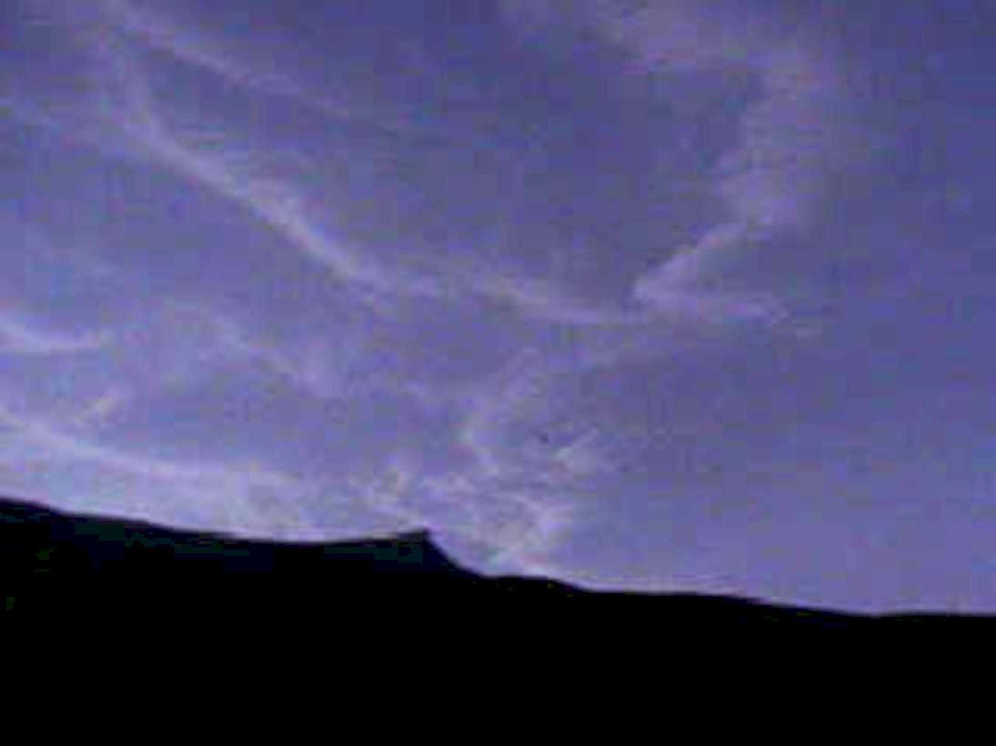 dark mountains night 11980s 1990s A4 Photo Print