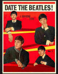 date the beatles number 1 1960s Advert A4 Photo Print