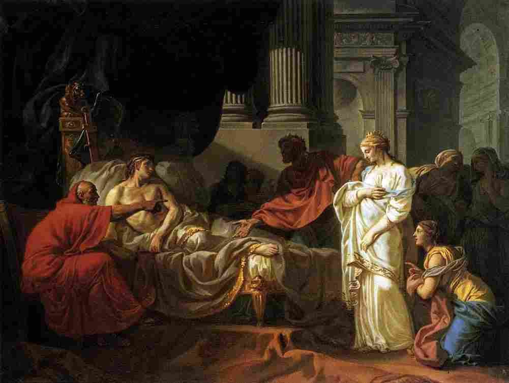 dav Antiochus and Stratonica Art A4 Photo Print