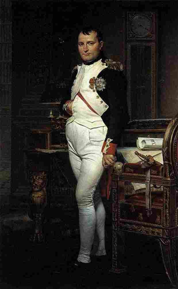dav Napoleon in his study Art A4 Photo Print