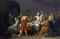 dav The Death of Socrates Main Art A4 Photo Print