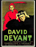 david devant magic poster john hassall 1910 Advert A4 Photo Print