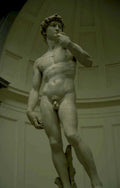 david statue uffizi 1980s 1990s A4 Photo Print