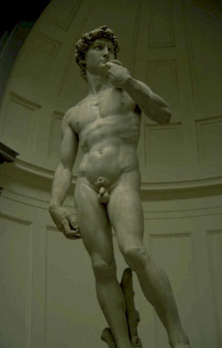 david statue uffizi 1980s 1990s A4 Photo Print