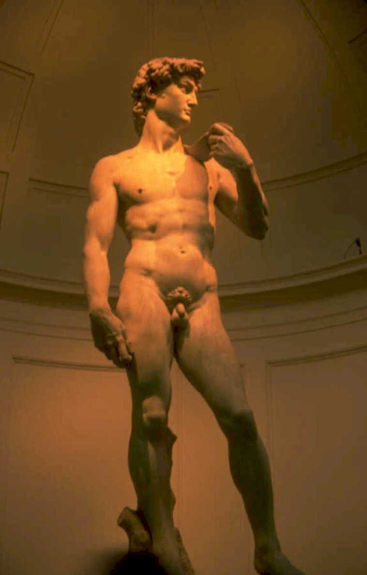 david uffizi sculpture 1980s 1990s A4 Photo Print