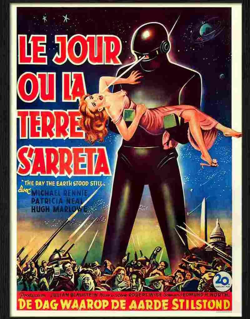 day the earth stood still Advert A4 Photo Print