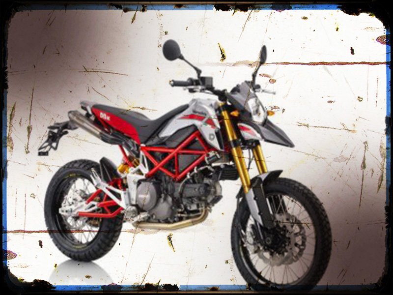 db x A4 Photo Print Motorbike Vintage Aged