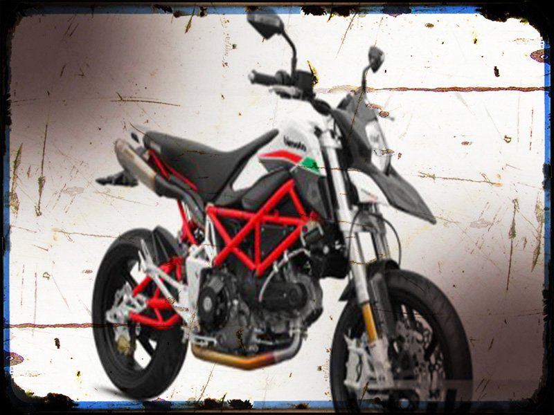db10 bimotard A4 Photo Print Motorbike Vintage Aged