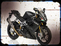 db8 oronero 1 A4 Photo Print Motorbike Vintage Aged
