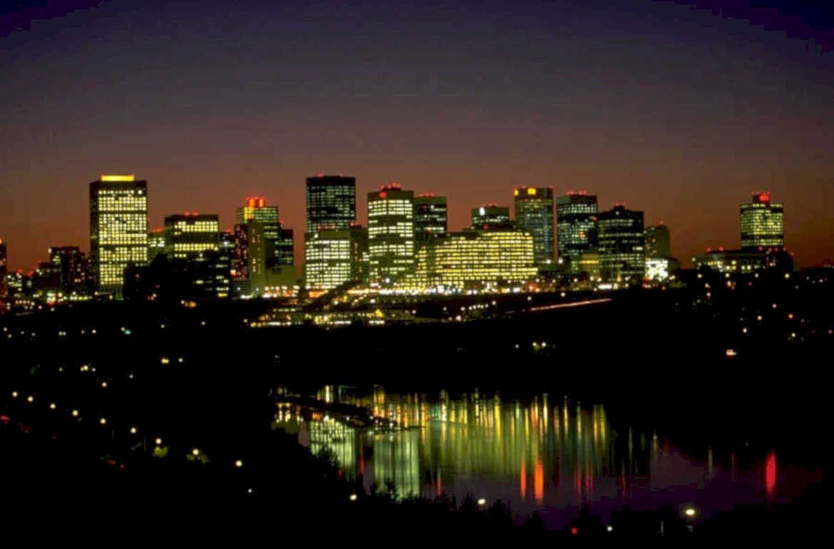 dc skyline night 1980s 1990s A4 Photo Print