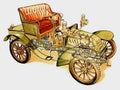 de dion bouton 8 cv cutaway A4 Photo Print