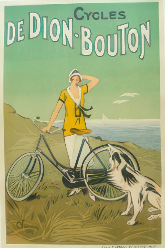 de dion bouton web Vintage Advert A4 Photo Print