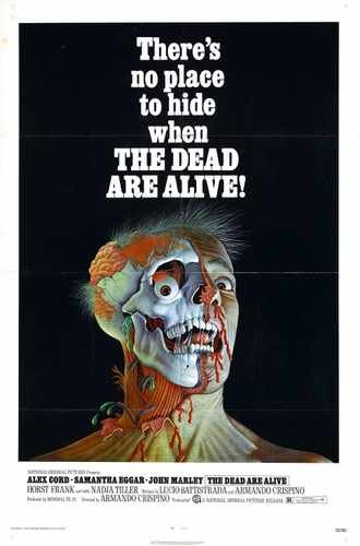 dead are alive 1972  01 film star poster A4 Photo Print