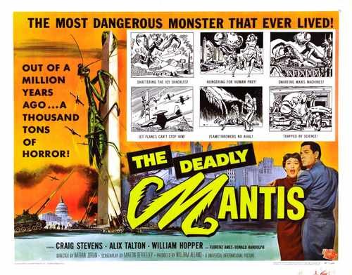 deadly mantis  02 film star poster A4 Photo Print