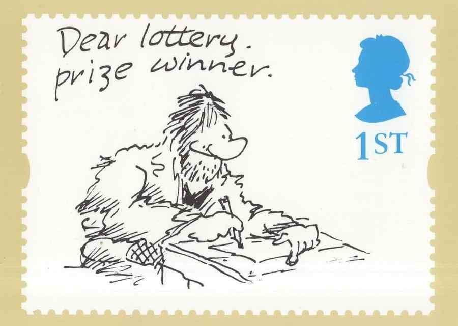 dear national lottery prize winner larry 161392 A4 Photo Print