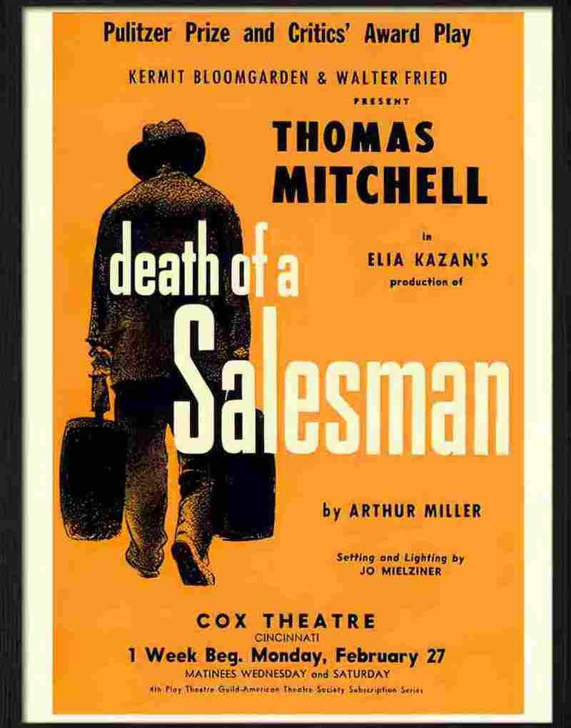 death of a salesman theatre poster Advert A4 Photo Print
