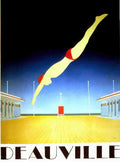 deauville by razzia Vintage Advert A4 Photo Print