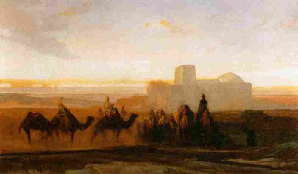 decamps the caravan Art A4 Photo Print