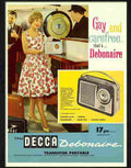 decca radio 1960 Advert A4 Photo Print