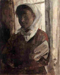 deg A Peasant Woman Art A4 Photo Print