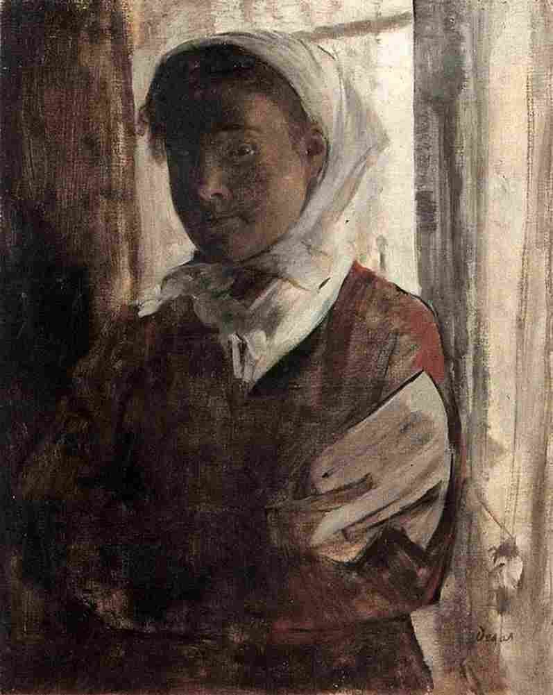 deg A Peasant Woman Art A4 Photo Print