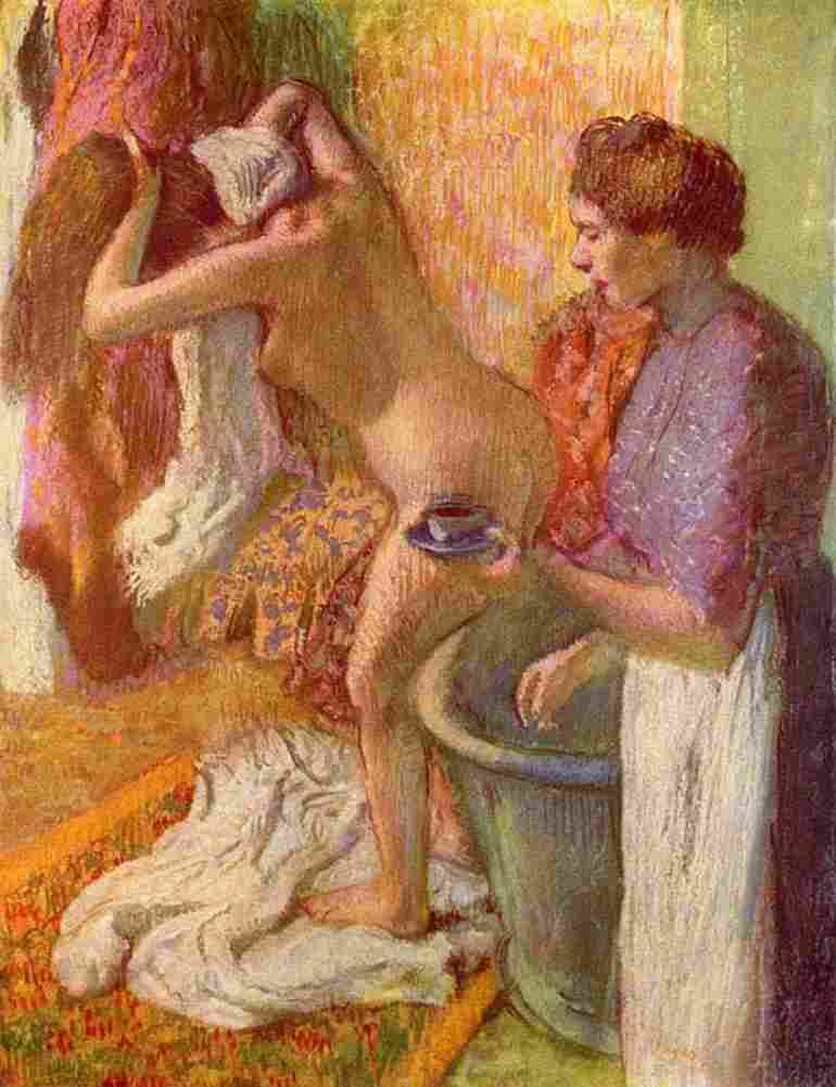 deg After the bath Art A4 Photo Print