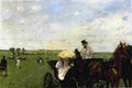 deg Coaches at the Race Art A4 Photo Print