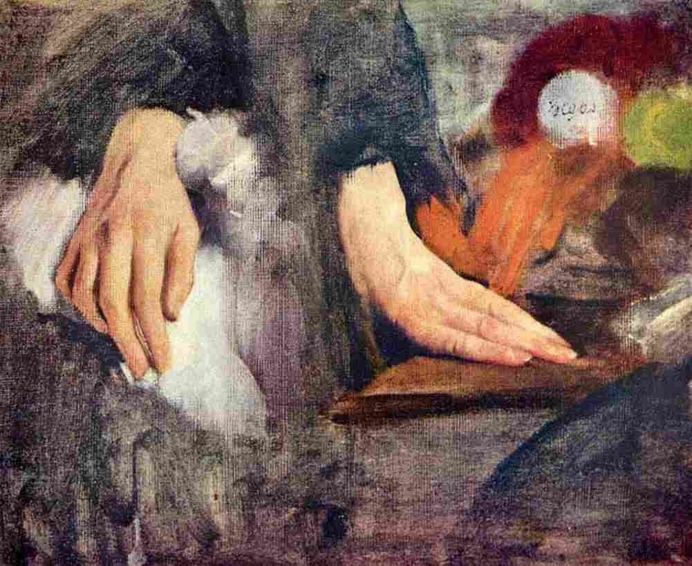 deg Hand Study Art A4 Photo Print