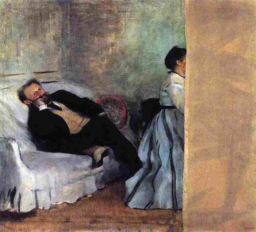 deg Mr and Ms Manet Art A4 Photo Print