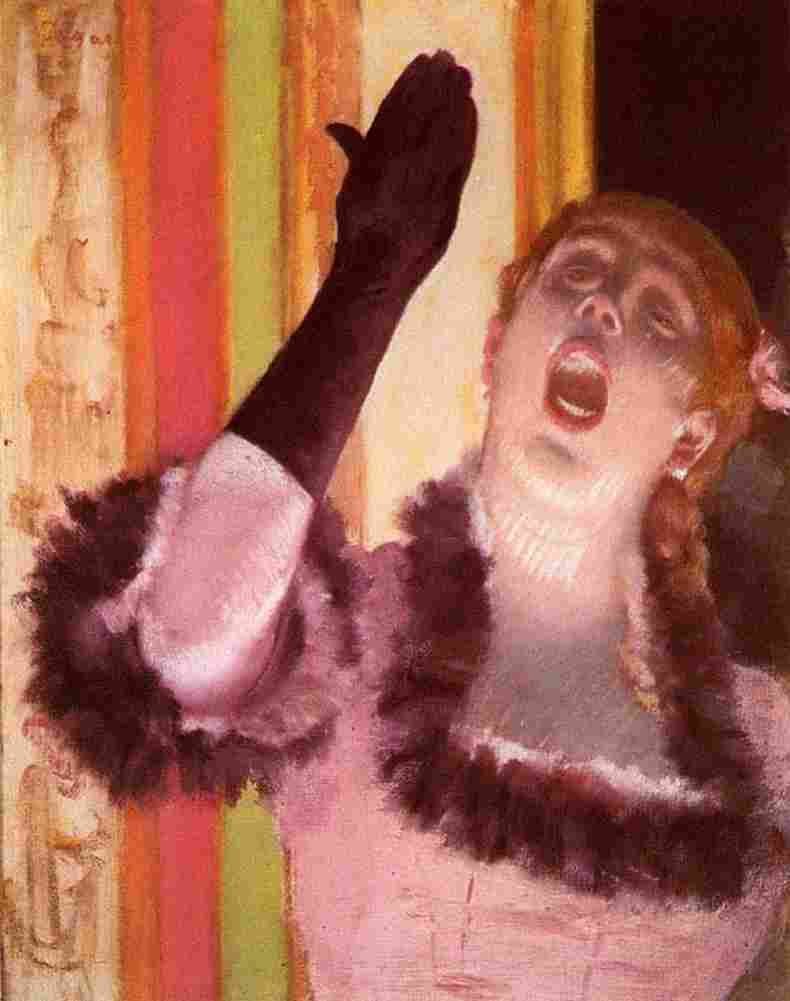 deg The Singer with the Glove Art A4 Photo Print