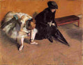 deg Waiting Art A4 Photo Print