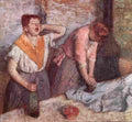 deg Woman Ironing Art A4 Photo Print