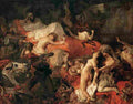 dela Death of Sardanapalus Art A4 Photo Print
