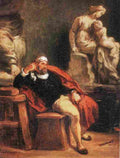 dela Michelangelo in his Study Art A4 Photo Print