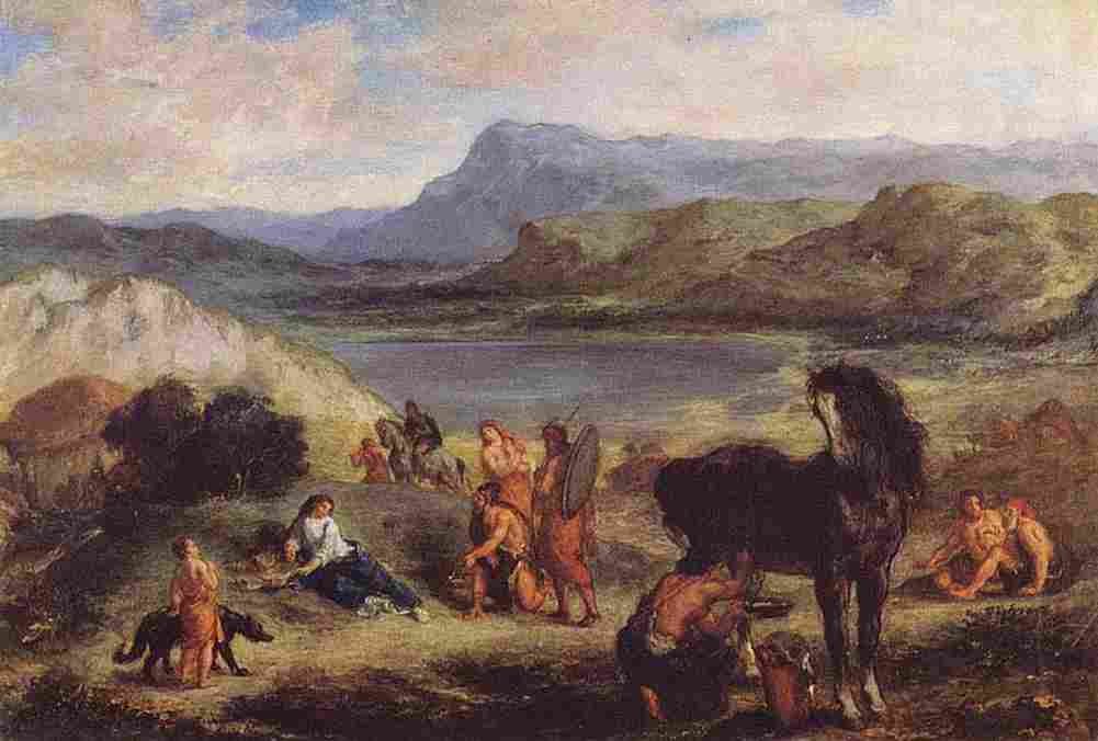 dela Ovid at the Scythians Art A4 Photo Print