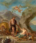 dela The Autumn Bacchus and Ariadne Art A4 Photo Print