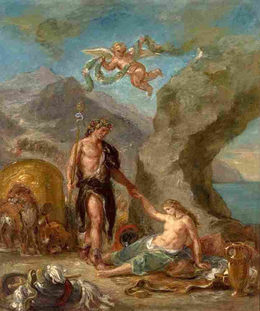 dela The Autumn Bacchus and Ariadne Art A4 Photo Print