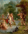 dela The Summer Diana Surprised by Actaeon Art A4 Photo Print