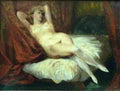 dela The Woman with White Socks Art A4 Photo Print